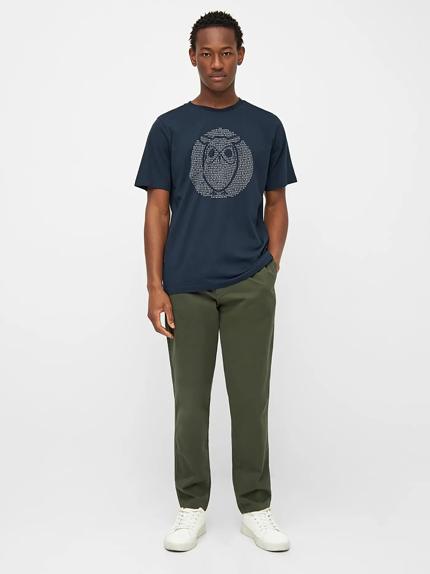 KNOWLEDGE COTTON APPAREL | T-Shirt OWL | 